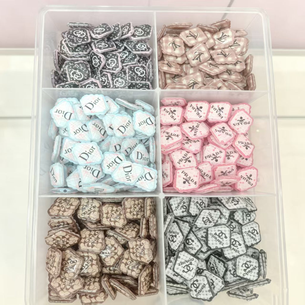 Luxury Acrylic Bead Charms for DIY Jewelry & Bead Pens