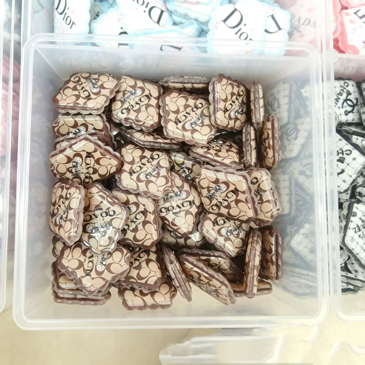 Luxury Acrylic Bead Charms for DIY Jewelry & Bead Pens