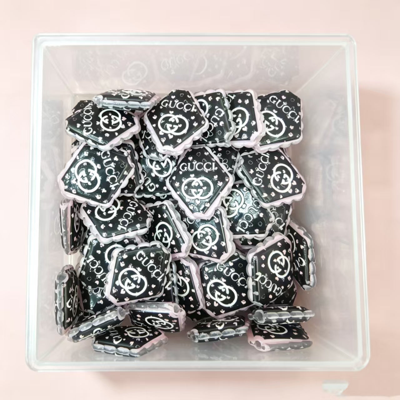 Luxury Acrylic Bead Charms for DIY Jewelry & Bead Pens