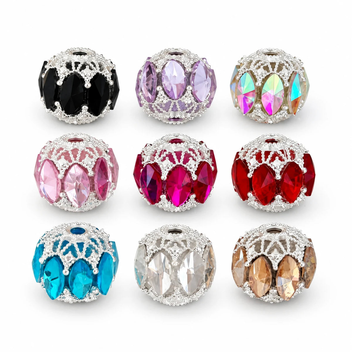 Filigree Focal Beads – 20 Pack